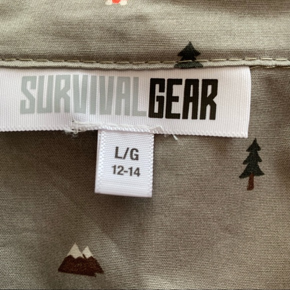 Survival Gear Boys Collared Shirt - Picture 3 of 4